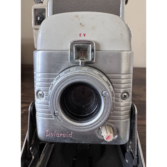 Vintage Polaroid Highlander Land Camera Model 80B With Case Manual & Accessories - Picture 9 of 16